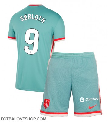 Atletico Madrid Alexander Sorloth #9 Dětské Venkovní Dres 2024-25 Krátký Rukáv (+ trenýrky)